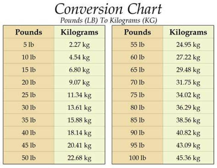 Understanding the Conversion: 105 lbs to kg